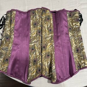 Purple and Gold Corset